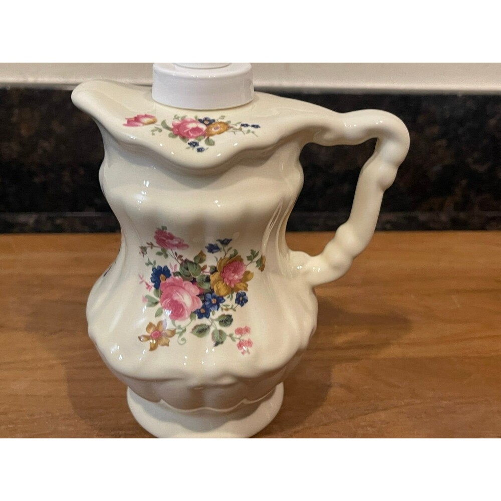 Vintage Athena Floral Ceramic Soap Dispenser - Picture 3 of 6